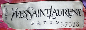 Evening dress, Yves Saint Laurent (French, founded 1961), silk, French