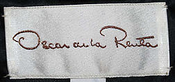 Evening ensemble, Oscar de la Renta, LLC. (American, founded 1965), silk, metal, American