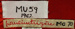 Ensemble, Pauline Trigère (American, born France, Paris 1908–2002 New York), wool, American