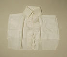 Dickey, linen, American