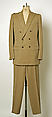 Suit, Ted Lapidus (French, Paris 1929–2008 Cannes), wool, French