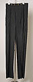 Trousers, Jean Paul Gaultier (French, born 1952), cotton, elastic, metal, French