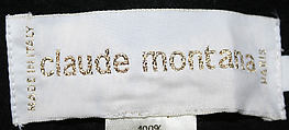 Trousers, Claude Montana (French, 1949–2024), wool, leather, French