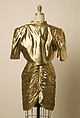 Dress, Vicky Tiel (French, born United States, 1943), synthetic fiber, lamé, French
