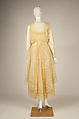 Dress, House of Worth (French, 1858–1956), cotton, silk, French