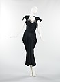 Evening dress, Charles James  American, silk<br/>ige tulle, American