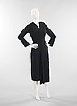 Dress, Charles James  American, wool, American