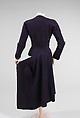 Dress, Charles James (American, born Great Britain, 1906–1978), wool, American