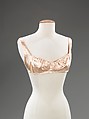 Brassiere, Charles James American, silk, elastic, American