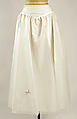 Wedding ensemble, Norman LeMain, silk, nylon, glass, American