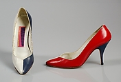 Pumps, Susan Bennis/Warren Edwards (American, 1977–1997), Leather, American