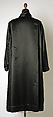 Evening coat, House of Chanel (French, founded 1910), silk, French