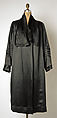 Evening coat, House of Chanel (French, founded 1910), silk, French