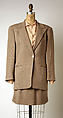 Suit, Giorgio Armani (Italian, founded 1974), wool, silk, Italian