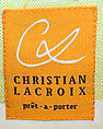Dress, Christian Lacroix (French, born 1951), rayon, French