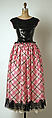 Evening dress, Geoffrey Beene (American, Haynesville, Louisiana 1927–2004 New York), silk, plastic, glass, American