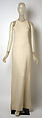 Dress, Halston (American, Des Moines, Iowa 1932–1990 San Francisco, California), cashmere, American