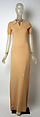 Ensemble, Halston (American, Des Moines, Iowa 1932–1990 San Francisco, California), (a, b) wool; (c) silk, American