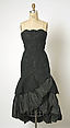 Evening dress, House of Balenciaga (French, founded 1937), silk, cotton, French