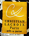 Shorts, Christian Lacroix (French, born 1951), linen, French