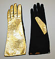 Gloves, L. Lipstadt, leather, suede, European