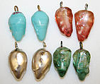 Earrings, Mimi di Niscemi (American), metal, faux pearls, stone, American