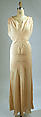 Nightgown, silk, American