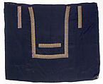Textile panel, House of Patou (French, founded 1914), silk, metal, French