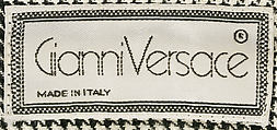 Suit, Gianni Versace (Italian, founded 1978), flax, Italian