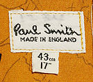Shirt, Paul Smith (British, born 1946), cotton, British