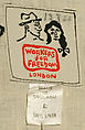 Shirt, Workers For Freedom (British, founded 1985), linen, British