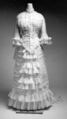 Dress, cotton, probably American