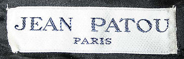 Evening dress, House of Patou (French, founded 1914), silk, cotton, raffia, French
