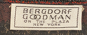 Dressing gown, Bergdorf Goodman (American, founded 1899), silk, American