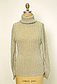 Sweater, Henri Bendel, Lurex, American