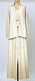 Ensemble, Halston (American, Des Moines, Iowa 1932–1990 San Francisco, California), cashmere, American