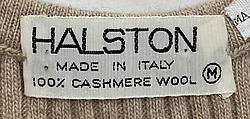 Ensemble, Halston (American, Des Moines, Iowa 1932–1990 San Francisco, California), cashmere, American