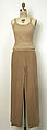 Ensemble, Halston (American, Des Moines, Iowa 1932–1990 San Francisco, California), cashmere, American