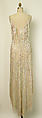 Evening dress, Halston (American, Des Moines, Iowa 1932–1990 San Francisco, California), cotton, plastic, American
