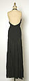 Evening dress, Halston (American, Des Moines, Iowa 1932–1990 San Francisco, California), synthetic fiber, American