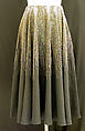 Skirt, Halston (American, Des Moines, Iowa 1932–1990 San Francisco, California), synthetic fiber, plastic, American