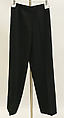 Trousers, Halston (American, Des Moines, Iowa 1932–1990 San Francisco, California), wool, American
