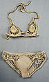 Bikini, Barbara Baumann  American, cotton, American or European
