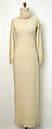 Ensemble, Halston (American, Des Moines, Iowa 1932–1990 San Francisco, California), cashmere, American