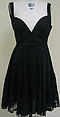 Evening dress, Gianni Versace (Italian, founded 1978), silk, elastic, Italian
