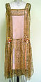 Evening dress, Callot Soeurs (French, active 1895–1937), silk, metal, French