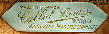Slip, Callot Soeurs (French, active 1895–1937), silk, cotton, French