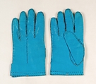 Gloves, Turnbull & Asser  British, Leather, silk lining, British