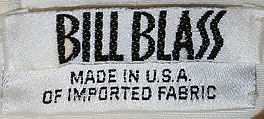 Evening dress, Bill Blass Ltd. (American, founded 1970), silk, American