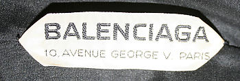 Evening dress, House of Balenciaga (French, founded 1937), silk, French